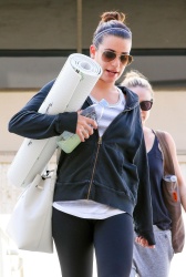 Lea Michele - leaving a yoga class in Hollywood, February 2, 2015 - 43xHQ CTJLaZ8g