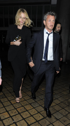 Charlize Theron and Sean Penn - seen leaving Royal Festival Hall. London - February 16, 2015 (153xHQ) FB9TVXBU