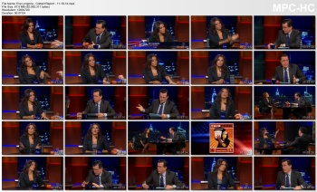 Eva Longoria - Colbert Report - 11-18-14
