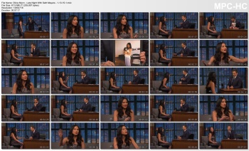 Olivia Munn - Late Night With Seth Meyers - 1-13-15