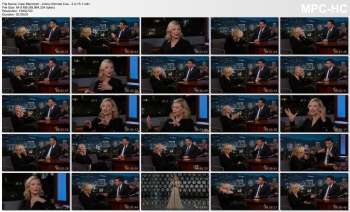 Cate Blanchett - Jimmy Kimmel Live - 3-2-15