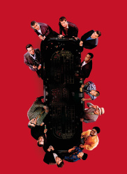 Al Pacino, Ellen Barkin, Matt Damon, Eddie Izzard, Vincent Cassel, Andy Garcia, Brad Pitt, Steven Soderbergh, George Clooney - Промо стиль и постеры к фильму "Ocean's Thirteen (Тринадцать друзей Оушена)", 2007 (63xHQ) SEpWLKEB