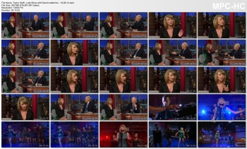 Taylor Swift - Late Show with David Letterman - 10-28-14