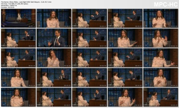 Olivia Wilde - Late Night With Seth Meyers - 3-24-16