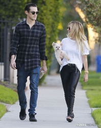 Ashley Tisdale - Out for a stroll with Chris and Maui in Toluca Lake - February 8, 2015 (17xHQ) CPyZnj3h