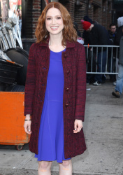Ellie Kemper - at the Late Show with David Letterman in NYC - February 24, 2015 (18xHQ) LarJuEik
