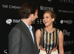 Jennifer Lawrence и Bradley Cooper - Attends a screening of 'Serena' hosted by Magnolia Pictures and The Cinema Society with Dior Beauty, Нью-Йорк, 21 марта 2015 (449xHQ) QiOElSoT