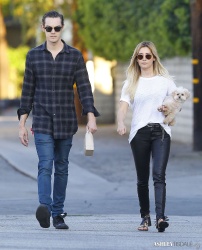 Ashley Tisdale - Out for a stroll with Chris and Maui in Toluca Lake - February 8, 2015 (17xHQ) XSpWUwdD