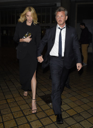 Charlize Theron and Sean Penn - seen leaving Royal Festival Hall. London - February 16, 2015 (153xHQ) ZAAirlXF